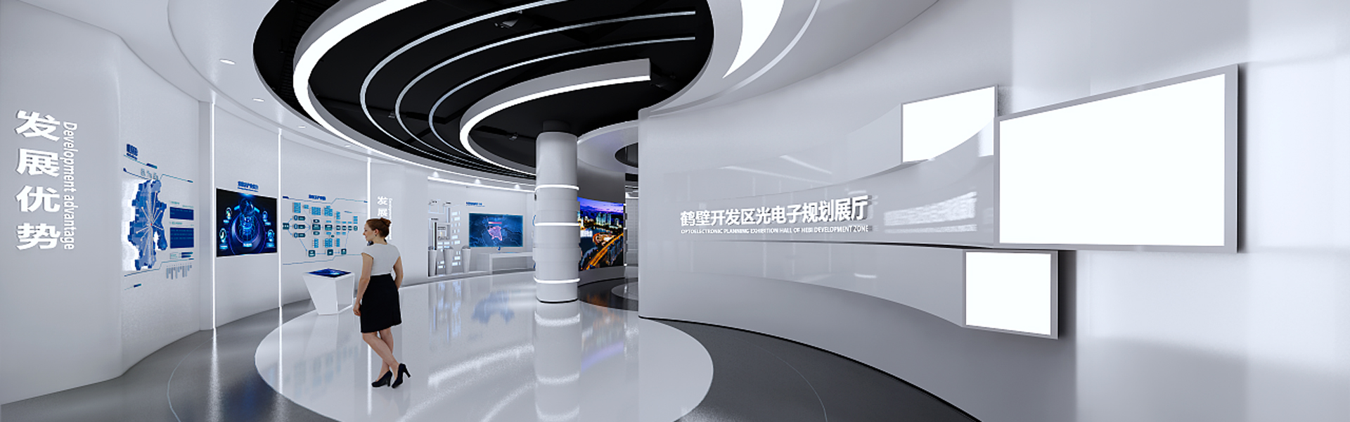 华南泵业企业展厅设计案例